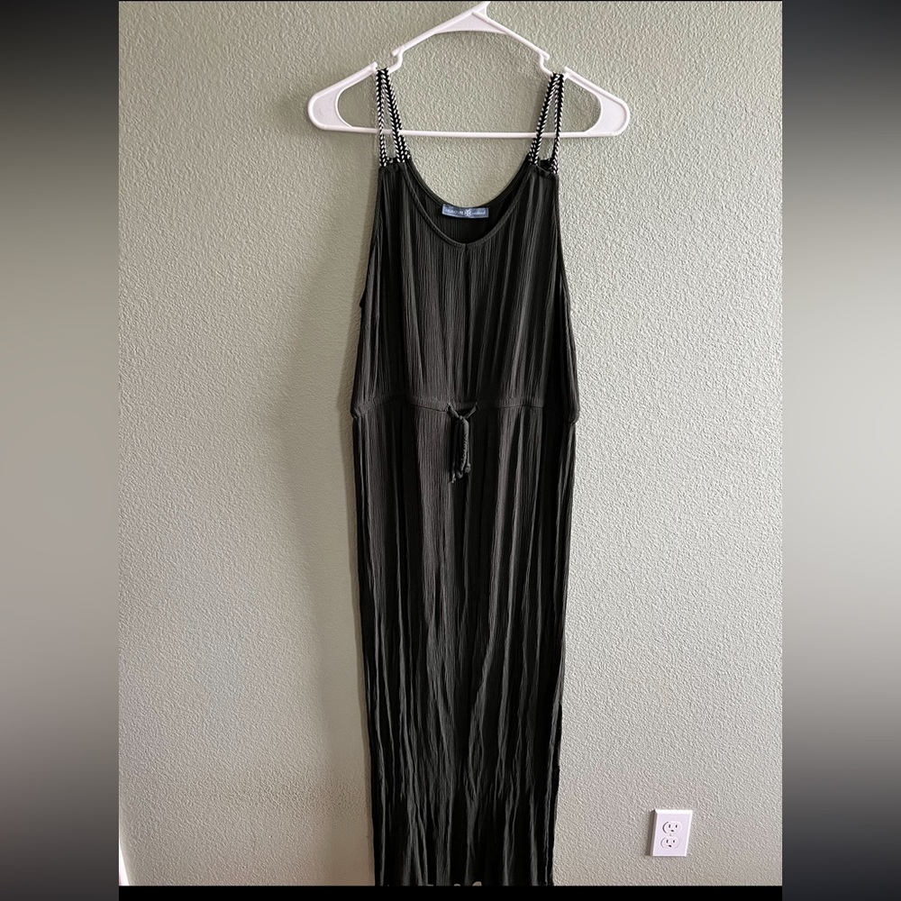 Olive Green maxi dress
